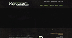 Desktop Screenshot of pasquarelliconstruction.com
